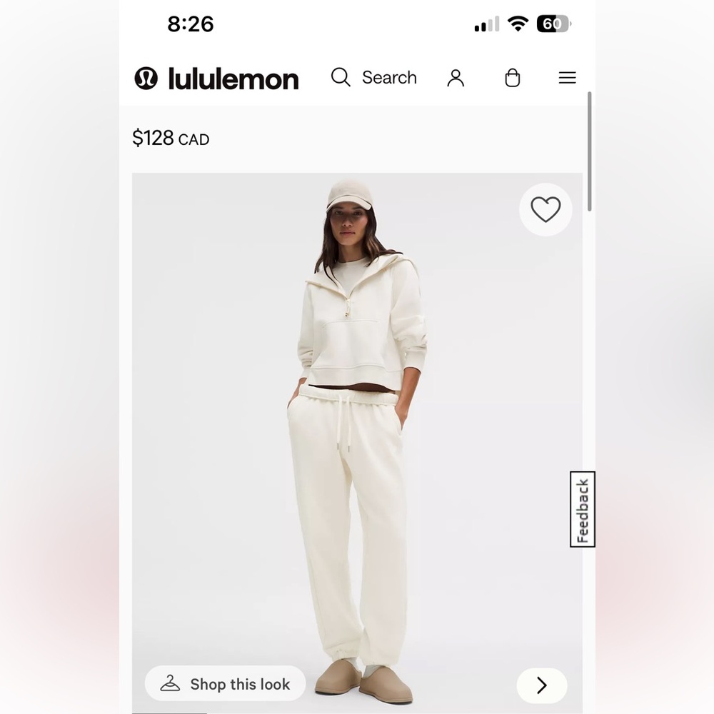 Lululemon short scuba jogger